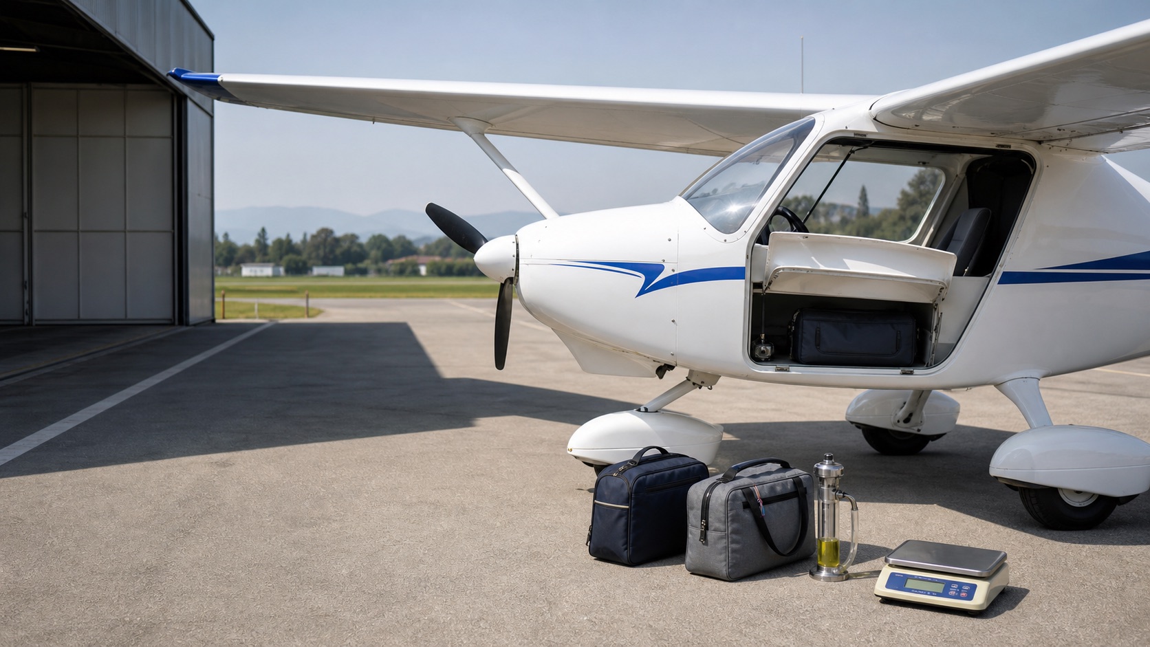 Calcolo di peso e centraggio per aeromobili Tecnam