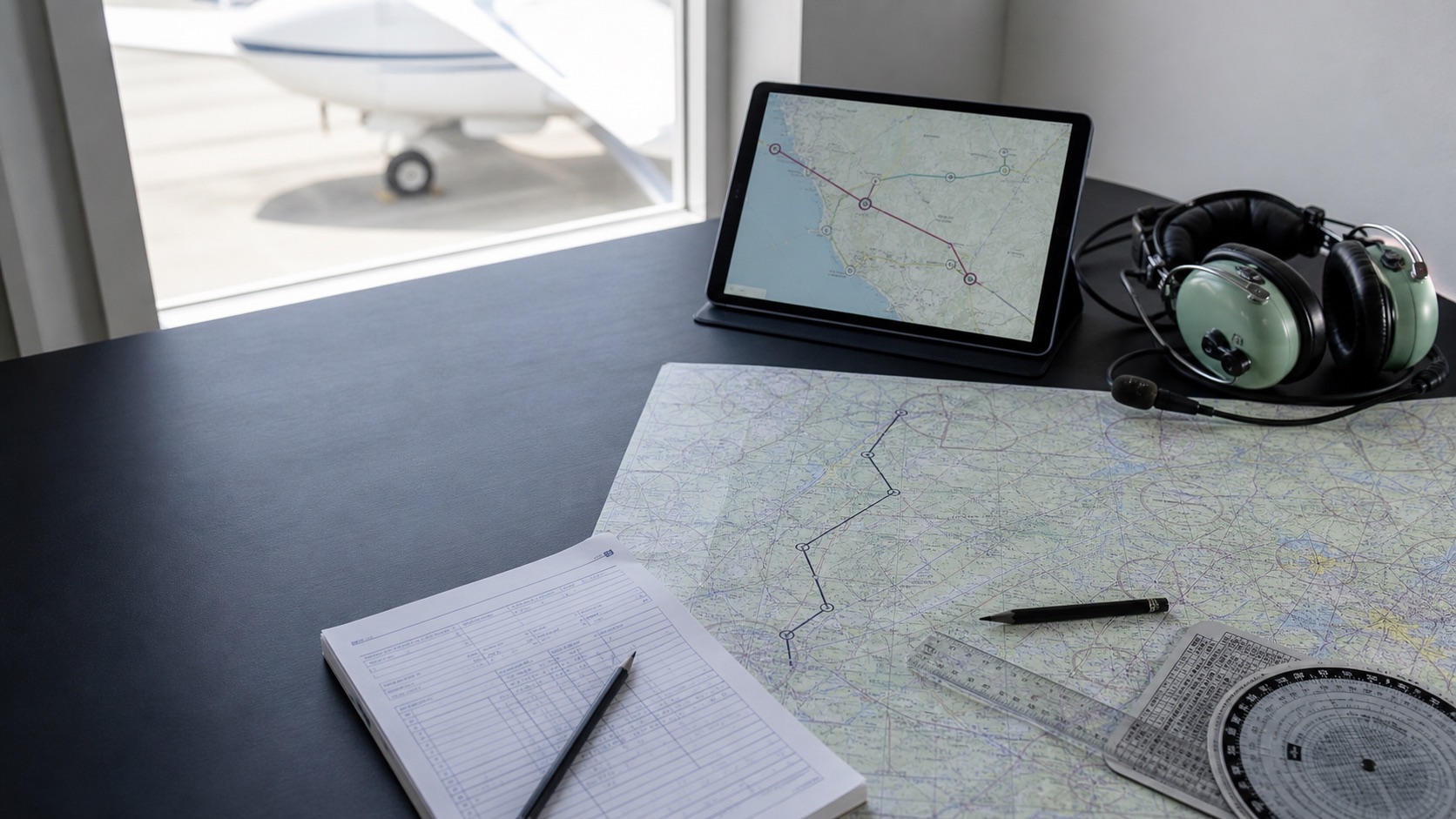 Flight Log per la pianificazione di un volo VFR